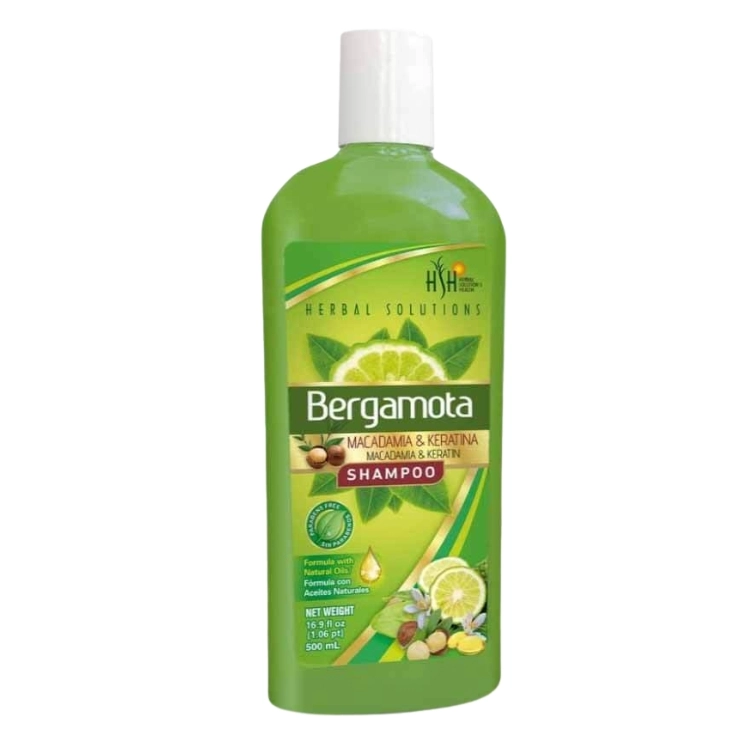 Shampoo Bergamota y Macadamia con Keratina 500ml