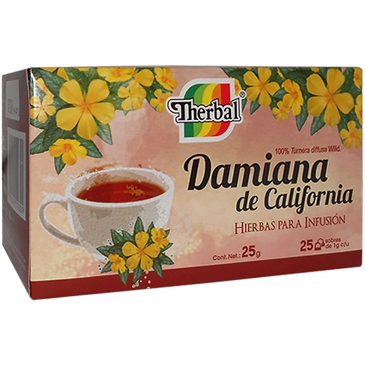 Té damiana de california 25 sobres, Foto 1 Nutriseller