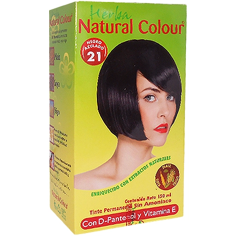 Tinte natural colour negro azulado 21 Tinte natural colour negro azulado 21, Foto 1 Nutriseller