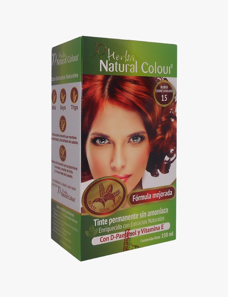 Tinte natural colour rubio cobre dorado 15, Foto 1 Nutriseller