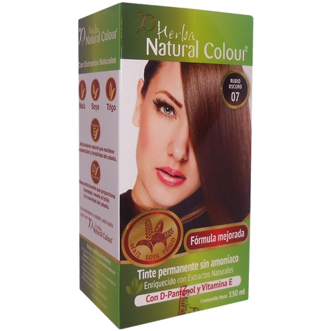 Tinte natural colour rubio oscuro 07, Foto 1 Nutriseller