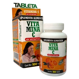 Vitamina C 100 tabletas, Foto 1 Nutriseller