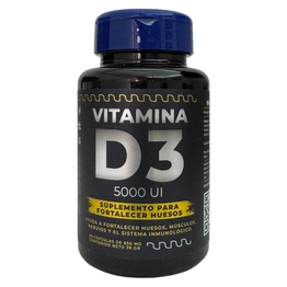 Vitamina d3 5000ui 60 cápsulas 650mg, Foto 1 Nutriseller