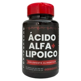 Ácido alfa lipoico + resveratrol 60 cápsulas 500mg, Foto 1 Nutriseller